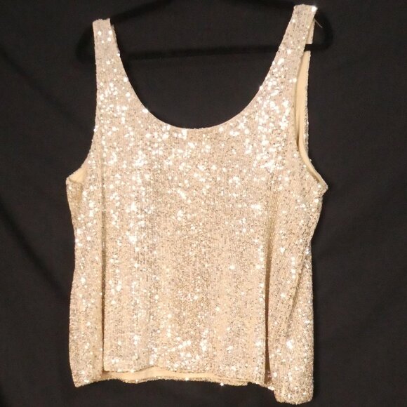REITMANS - Rock & Shine | XXL regular | Lined Shimmering Sequined Sleeveless Top - Picture 2 of 12